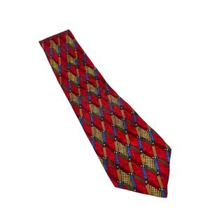 Pedro Munoz 100% Seda (Silk) Men's Tie Lightweight Gepmetric Design
